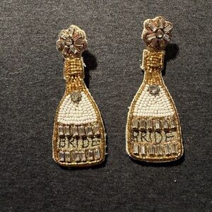 Beaded Bride Earrings